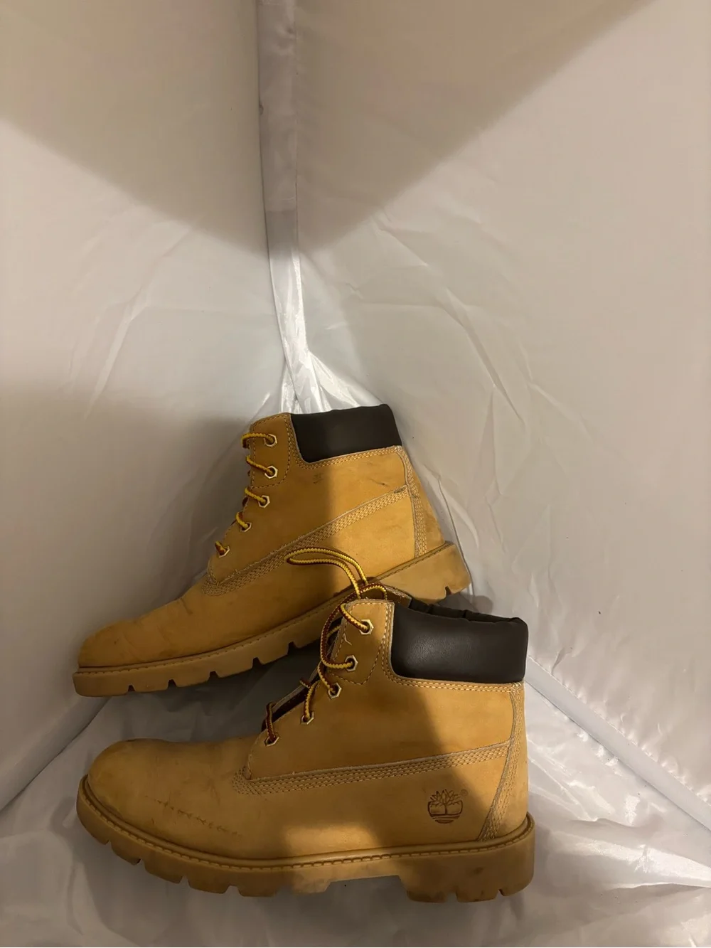 Men's Wheat Lace-Up Work Boots - Tan